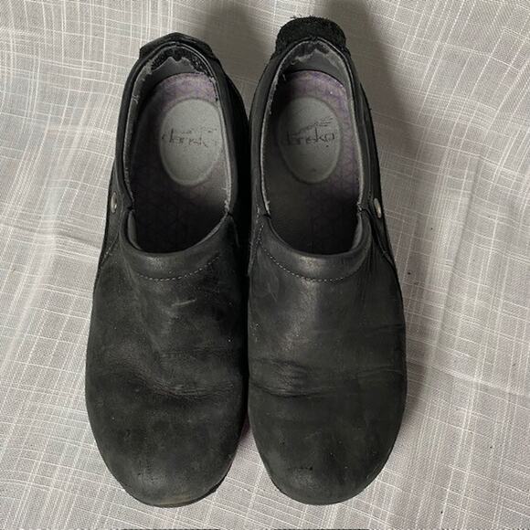 Dansko Patti Loafers Vibram Soles Waterproof Slip On Comfort Shoes Womens 7.5 - Picture 4 of 8